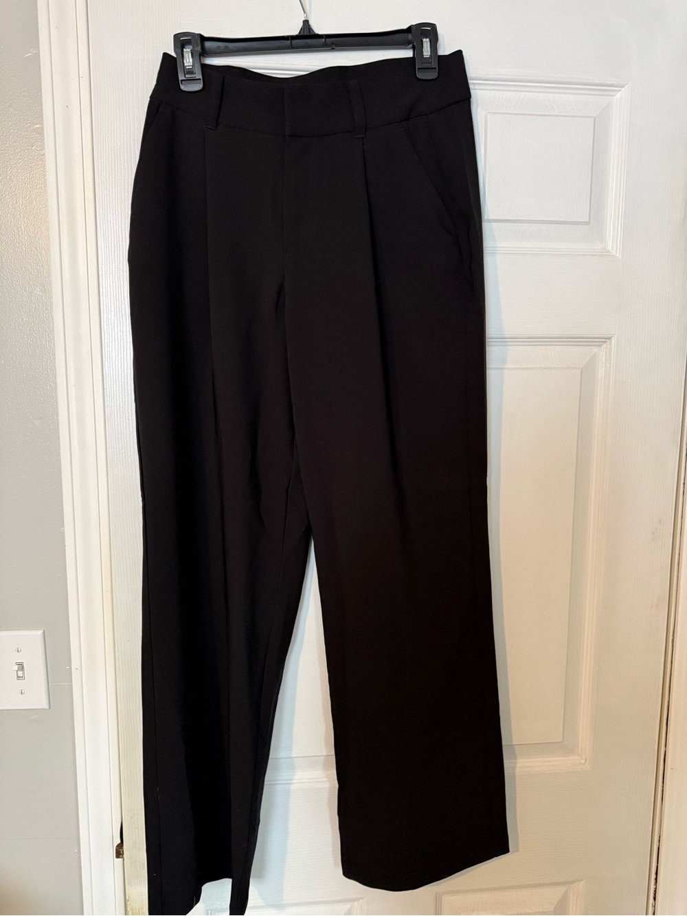 Maurices Black Wide-Leg Dress Pants